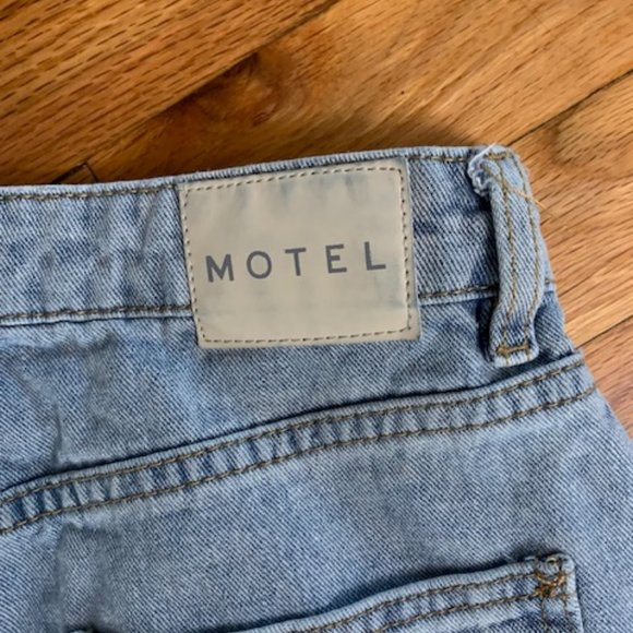 Motel Rocks Jeans Motel High Rise Wide Leg Jeans Size 27 Poshmark